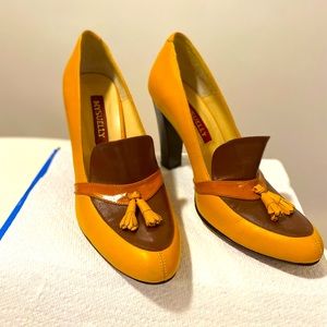 Mysuelly spectator tassel pumps